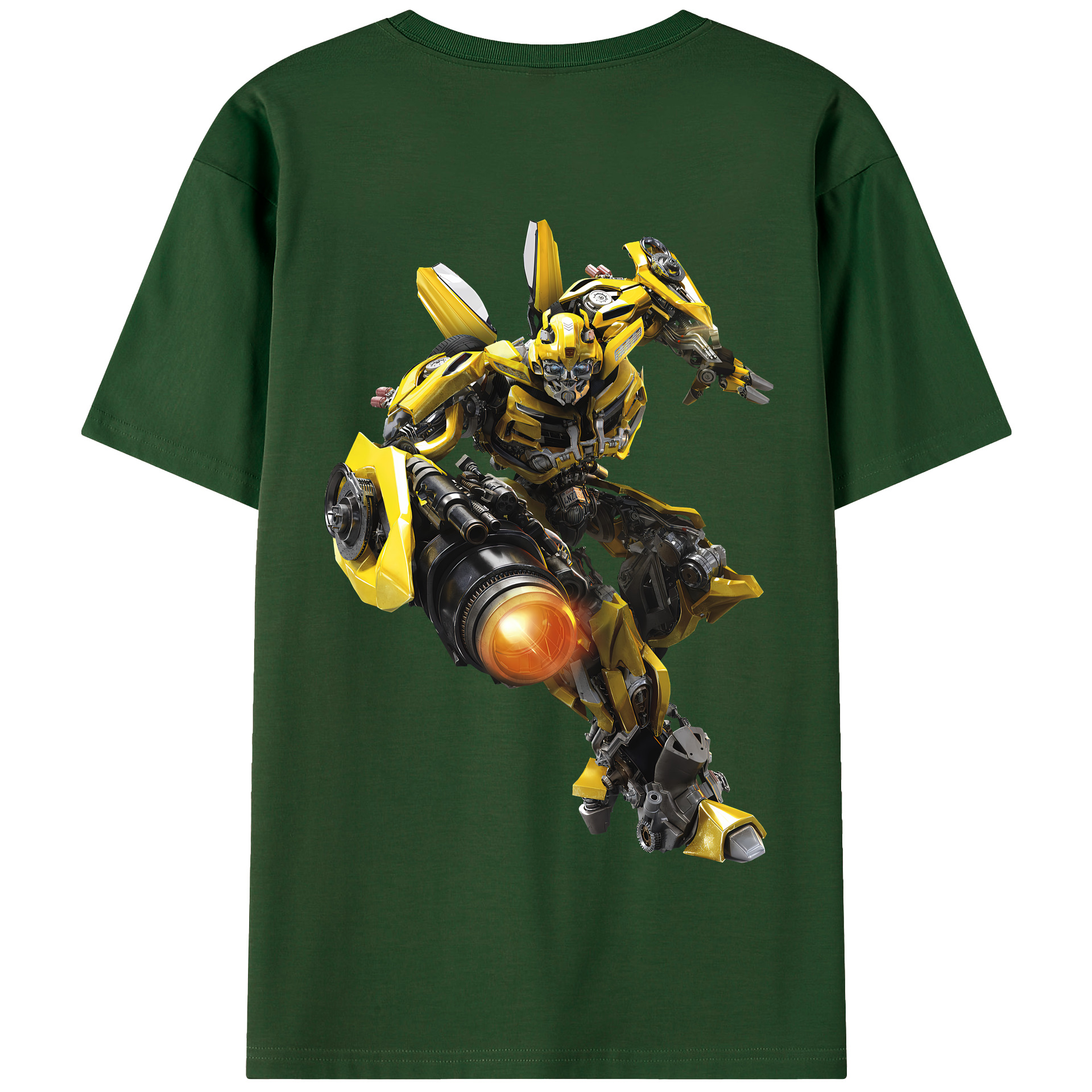 （画像用） Transformers トランスフォーマー 綿100％半袖Tシャツ（背面プリント）
